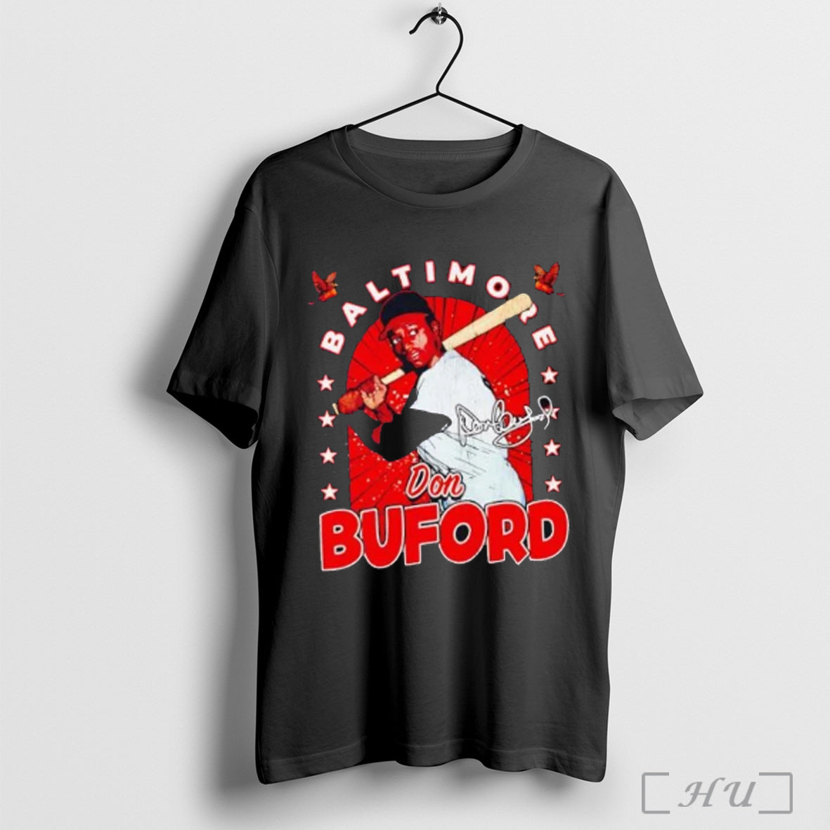 Officials Don Buford Bird Baltimore Swing Signature Classic T Shirt