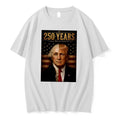 Officials Donald Trump And George Washington 250 Years In God Trust Tee
