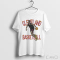 Officials Donovan Mitchell Dribbling Cleveland Cavaliers Basketball T Shirt