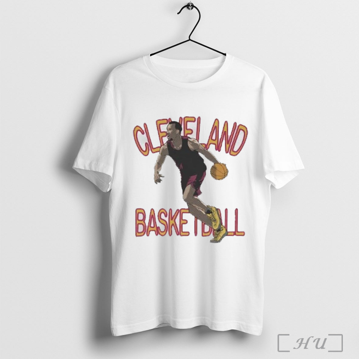 Officials Donovan Mitchell Dribbling Cleveland Cavaliers Basketball T Shirt