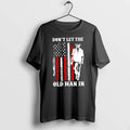 Officials Dont Let The Old Man In Cowboy American Flag Premium T Shirt