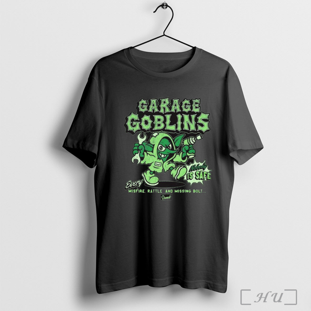 Officials Donut Garage Goblins Misfire Rattle And Missing Bold Nobody Is Safe T Shirt