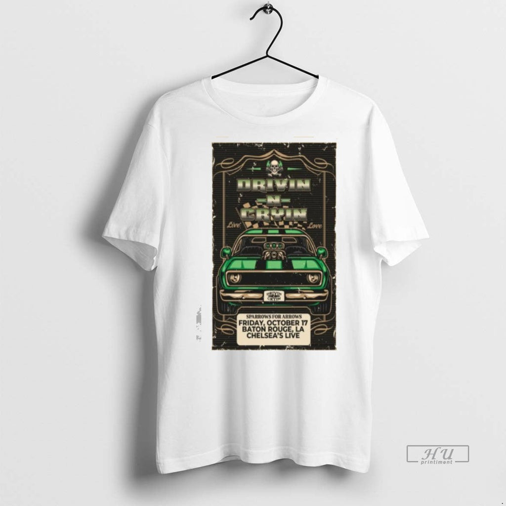Officials Drivin N Cryin Baton Rouge La October 17 2025 Concert Tee Shirt Sweater