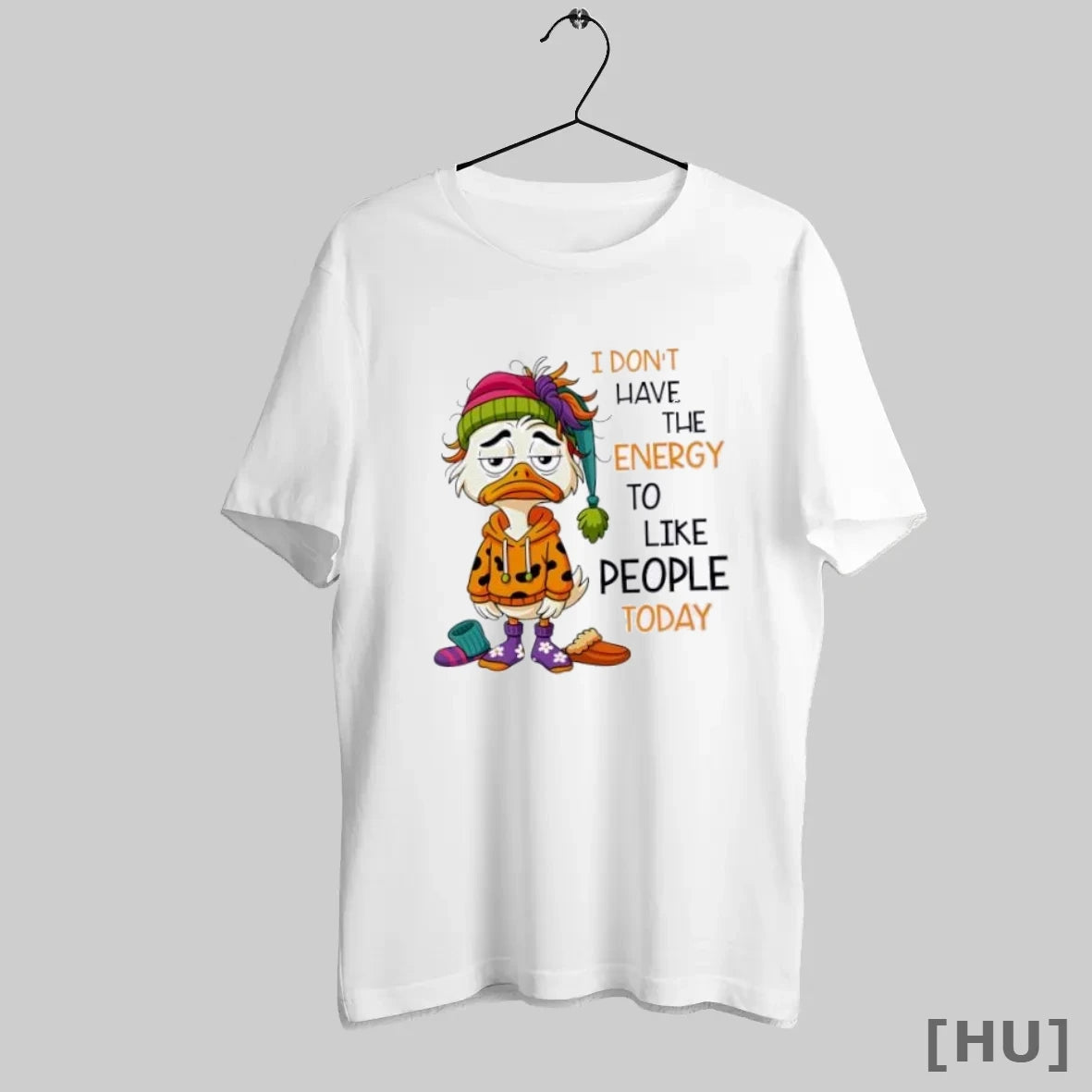 Officials Duck I Dont Have The Energy To Like People Today T Shirt