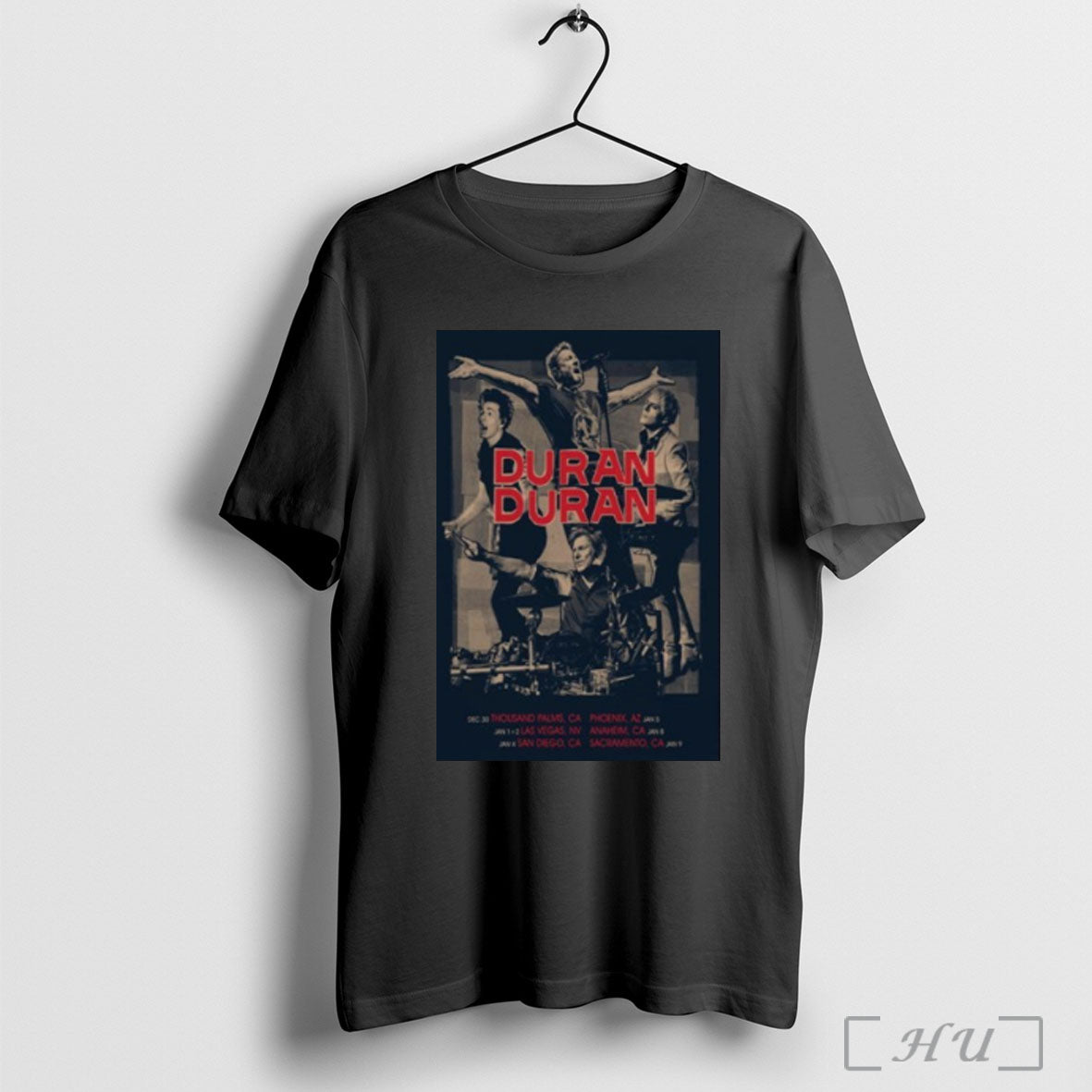 Officials Duran Duran 2025 2026 Tour T Shirt