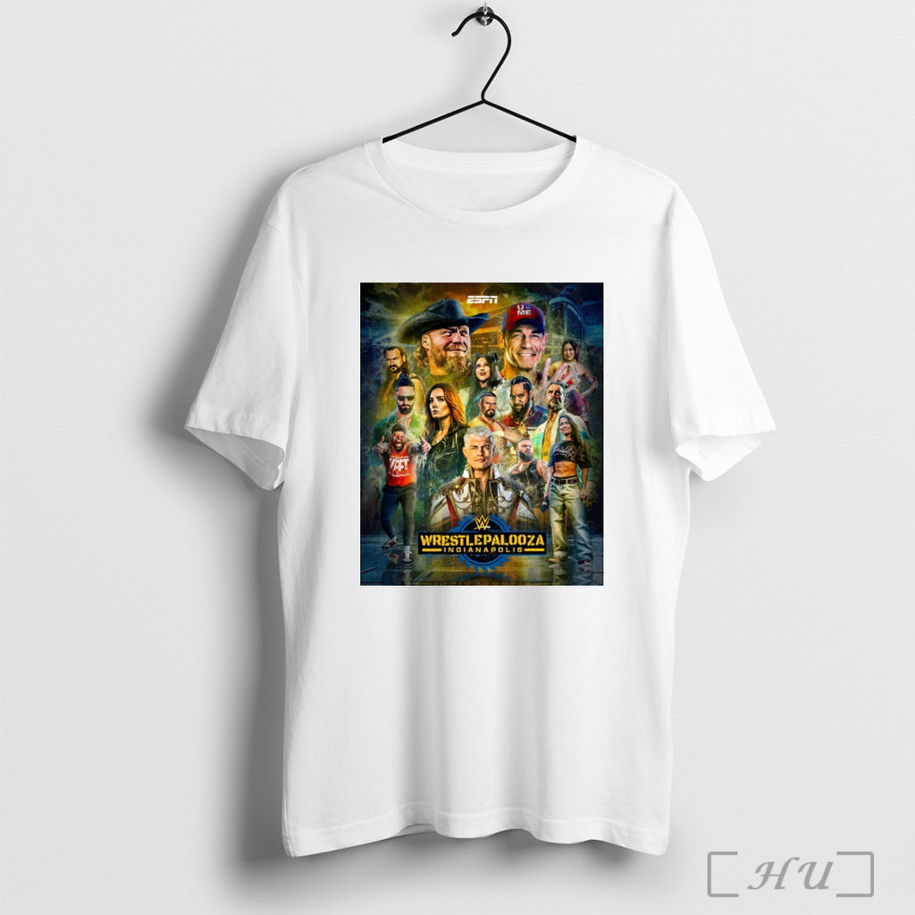 Officials Espn Wrestlepalooza Indianapolis 2025 Brock Lesnar John Cena Cody Rhodes T Shirt