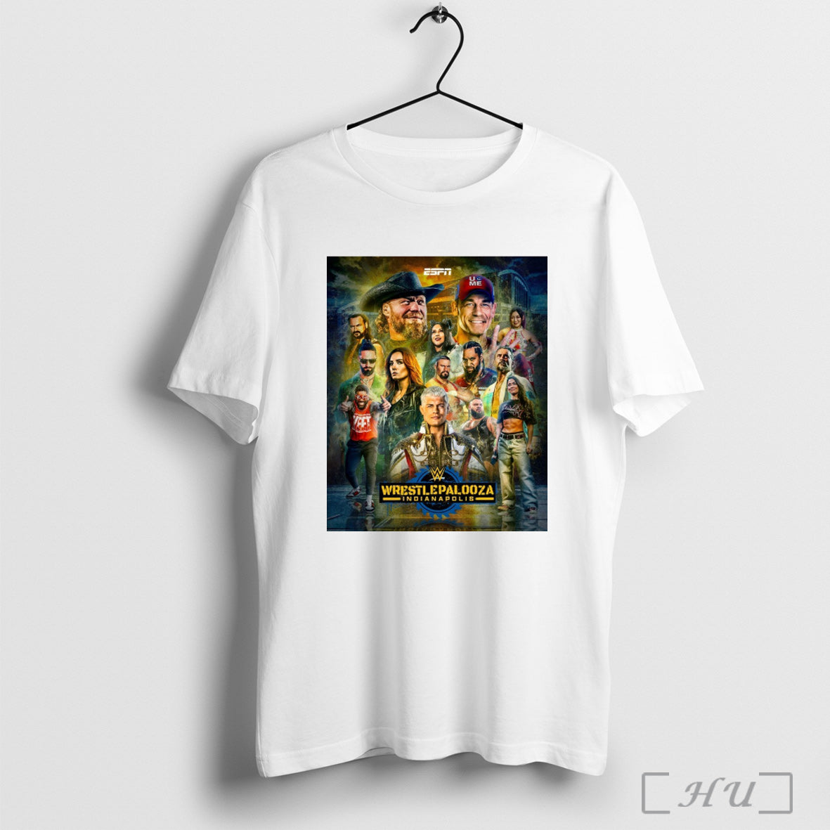 Officials Espn Wrestlepalooza Indianapolis 2025 Brock Lesnar John Cena Cody Rhodes T Shirt