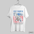 Officials Eagle Eric Church 2025 Free The Machine American Flag Tour 2025 T Shirt
