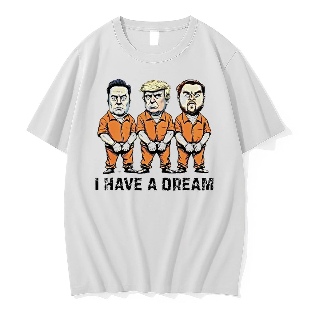 Officials Elon Musk Trump Vance I Have Dream Caricature T Shirt Sweater
