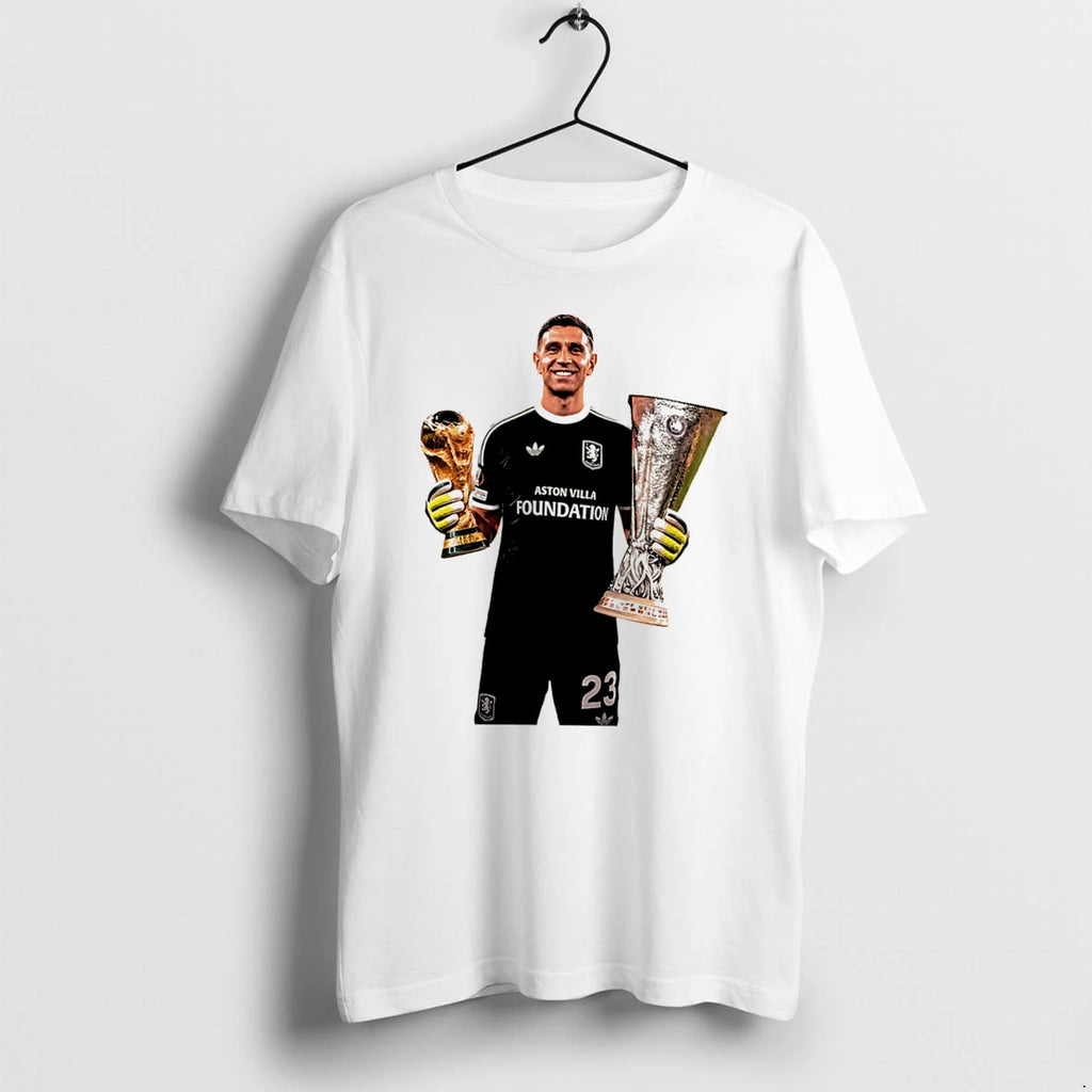 Officials Emiliano Martinez Aston Villa 2026 Europa League Champions Tee T Shirt Sweater