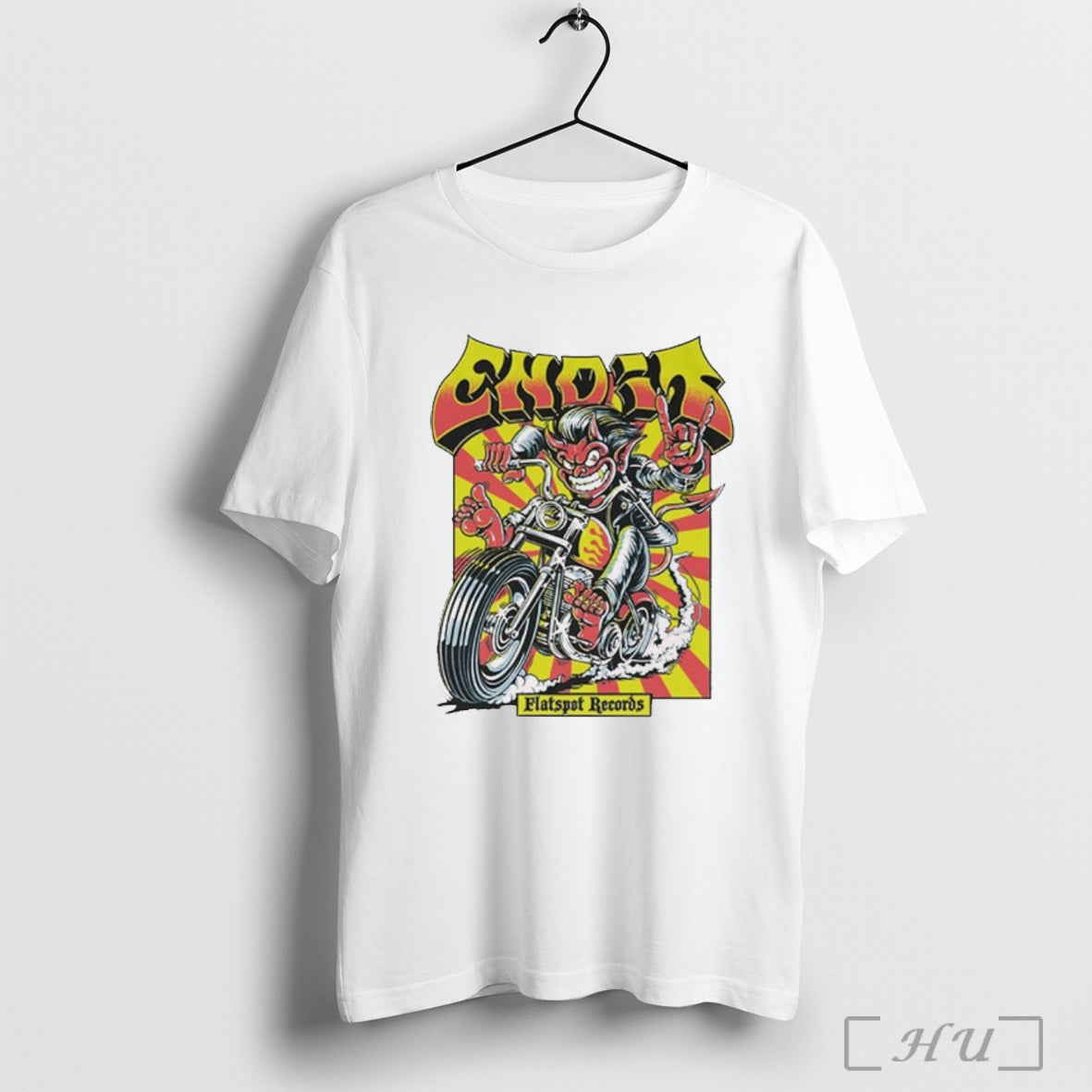 Officials End It Baltimore 2025 Flatspot Records Devil Moto Painting T Shirt