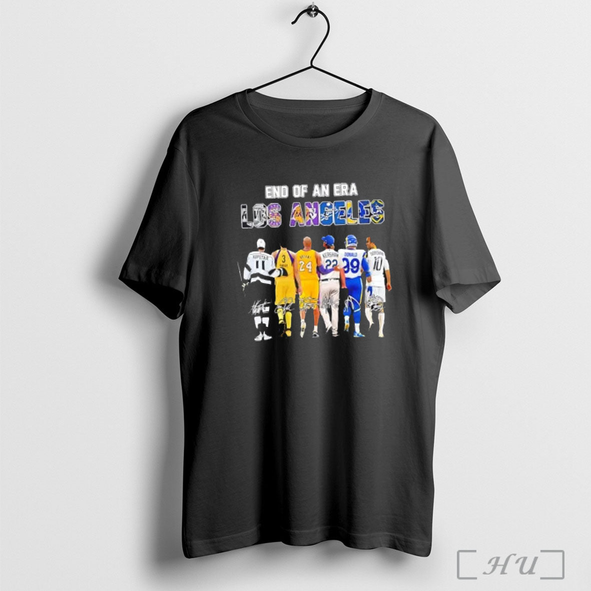 Officials End Of An Era Los Angeles Sports Legends Signatures T Shirt