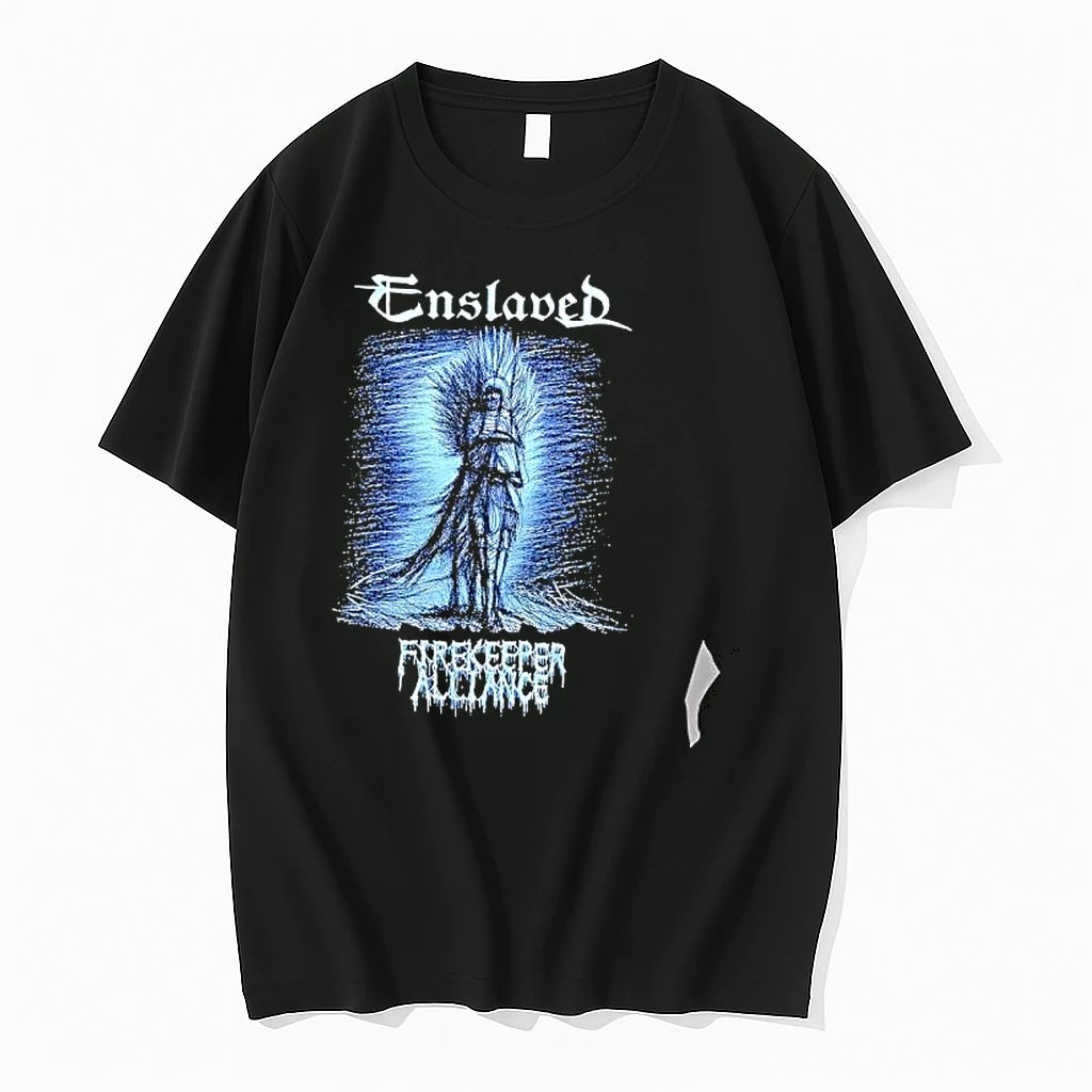 Officials Enslaved Firekeeper Alliance Band Enslaved Firekeeper Alliance Premium T Shirt