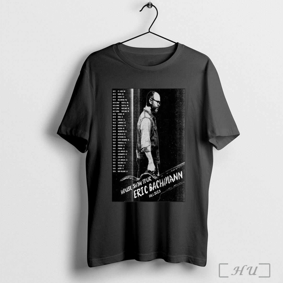 Officials Eric Bachmann House Show Tour 2025 Fall Dates T Shirt