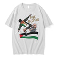 Officials Eric Cantona Free Palestine Iconic Kick Design For Supporters T Shirt Sweater
