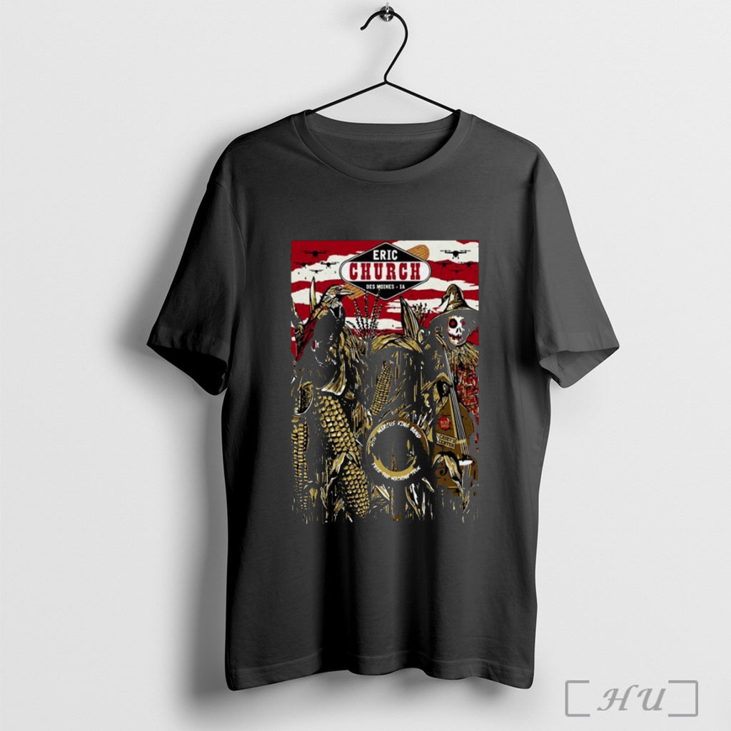 Officials Eric Church Sep 27 2025 Caseys Center Des Moines Ia T Shirt