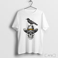 Officials F Caw F Funny Raven Skull Gothic T Shirt
