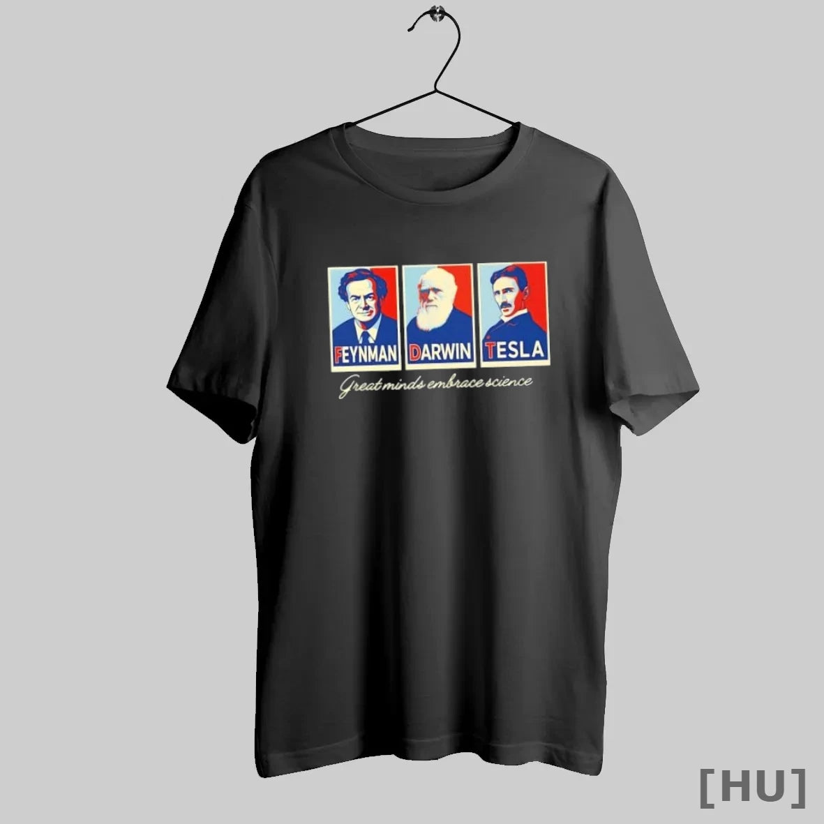 Officials Fdt Feynman Darwin Tesla Great Minds Embrace Science T Shirt