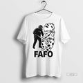 Officials Fafo A Police Officer In Riot Gear Ceramic Ceramic And Classic Dad Cap Tee