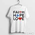 Officials Faith Hope Love White S T Shirt