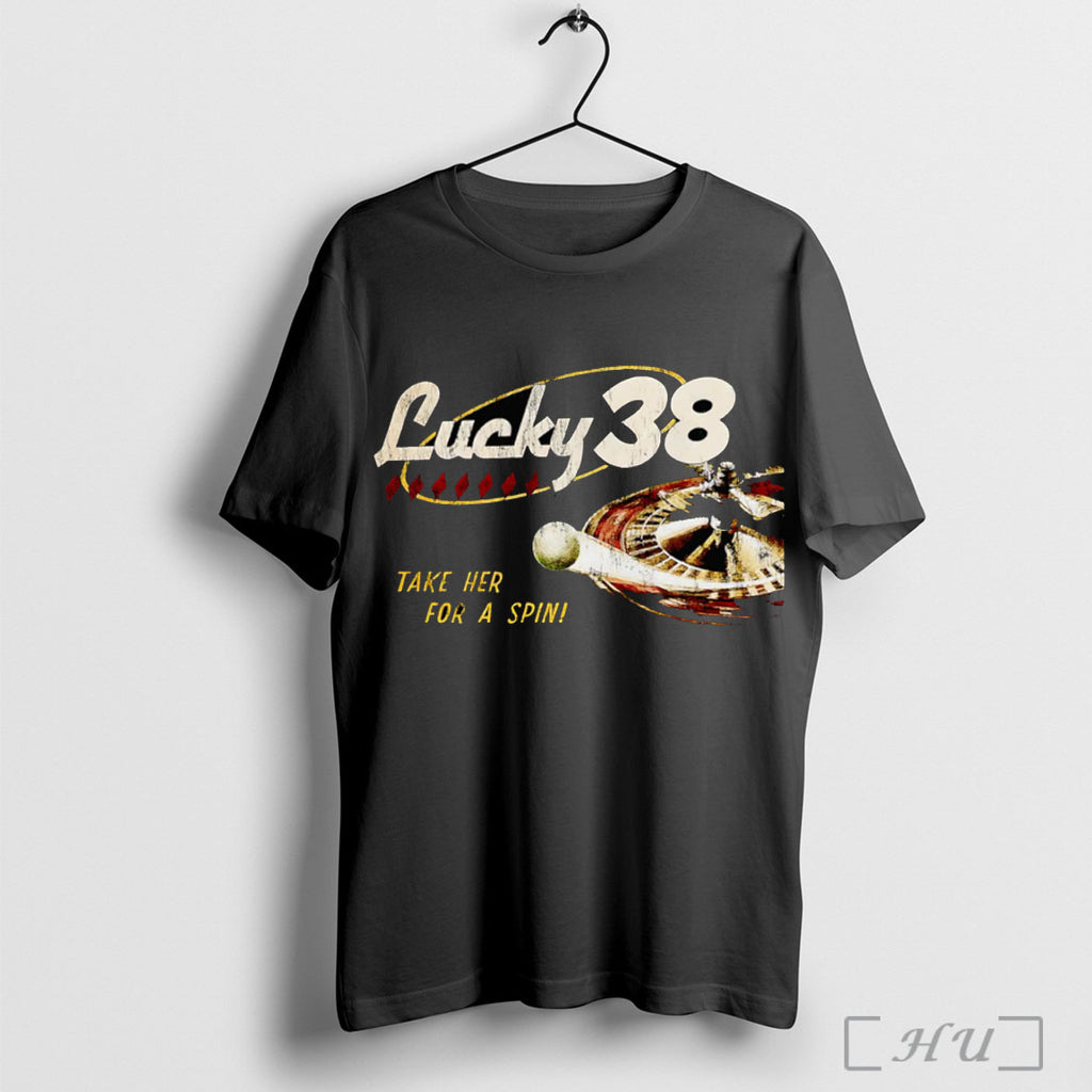 Officials Fallout New Vegas Lucky 38 T Shirt