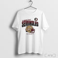 Officials Florida State Football Helmet Grid Tallahassee Fl T Shirt