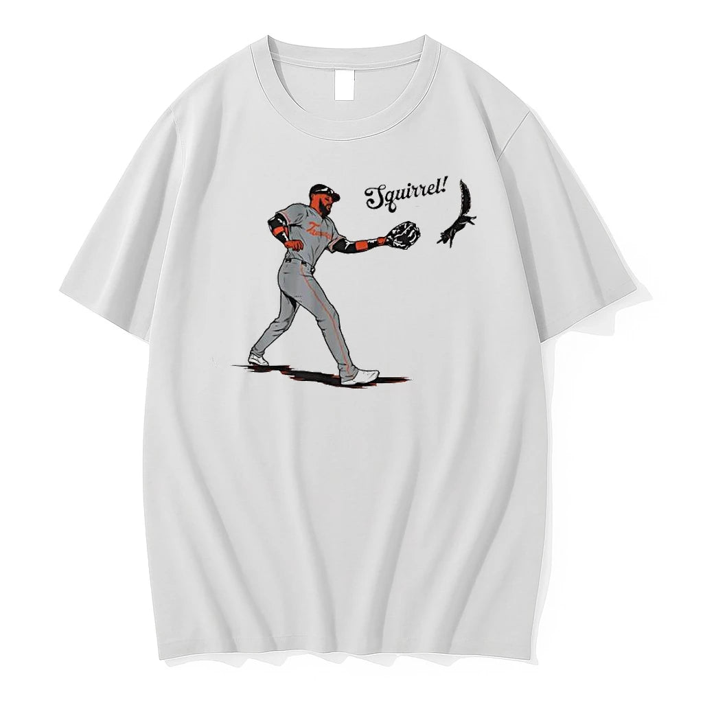 Officials Francisco Lindor New York Mets Squirrel Mlb Player Premium T Shirt