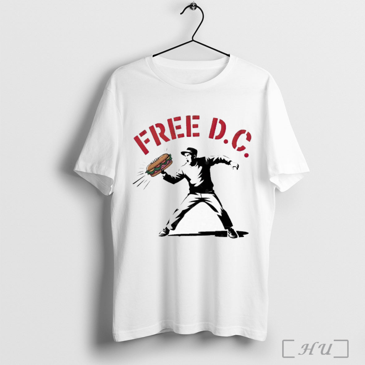 Officials Free Dc Sandwich Thrower Activist Washington Dc T Shirt