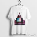 Officials Free Speech Under Siege State Media American Flag Vintage T Shirt