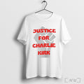 Officials Freedom Charlie Kirk Justice For Charlie Kirk Fist Hand T Shirt