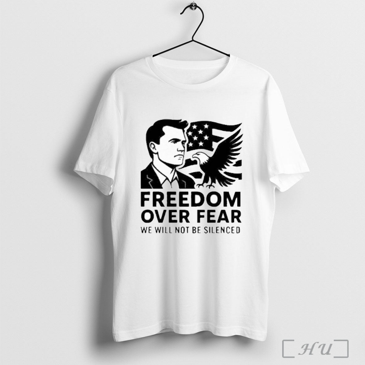 Officials Freedom Over Fear We Will Not Be Silenced Charlie Kirk T Shirt