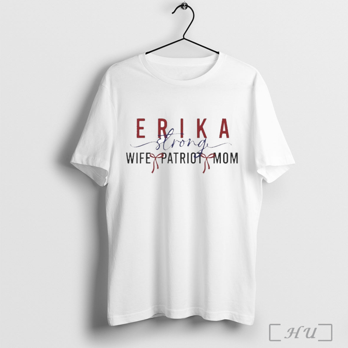 Officials Freedom Will Prevail Erika Kirk Strong Wife Patriot Mom T Shirt