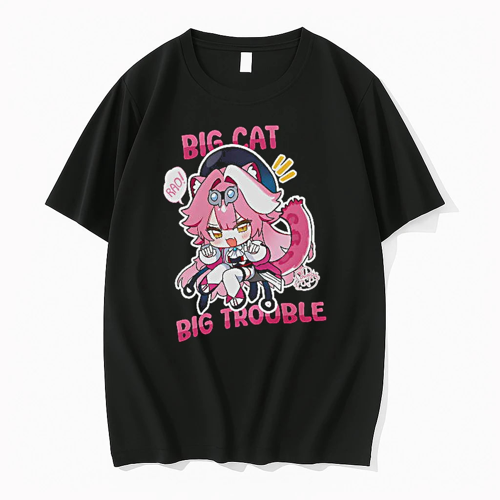 Officials Fu Xuan Honkai Star Rail Big Cat Big Trouble Premium T Shirt