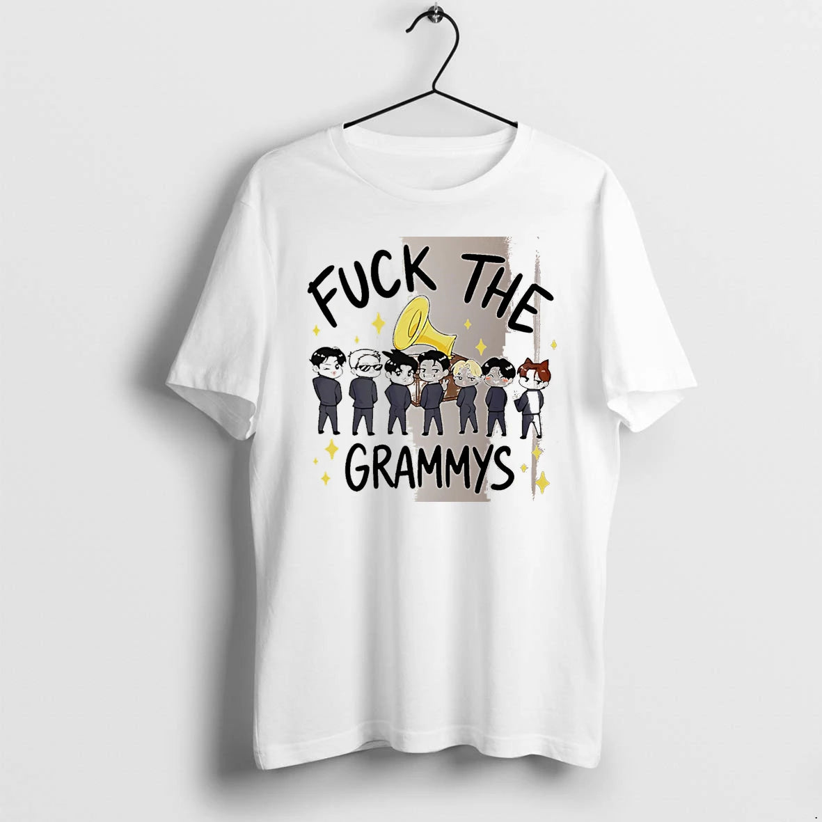 Officials Funny Bts Dont Need Grammys Kpop White Premium T Shirt