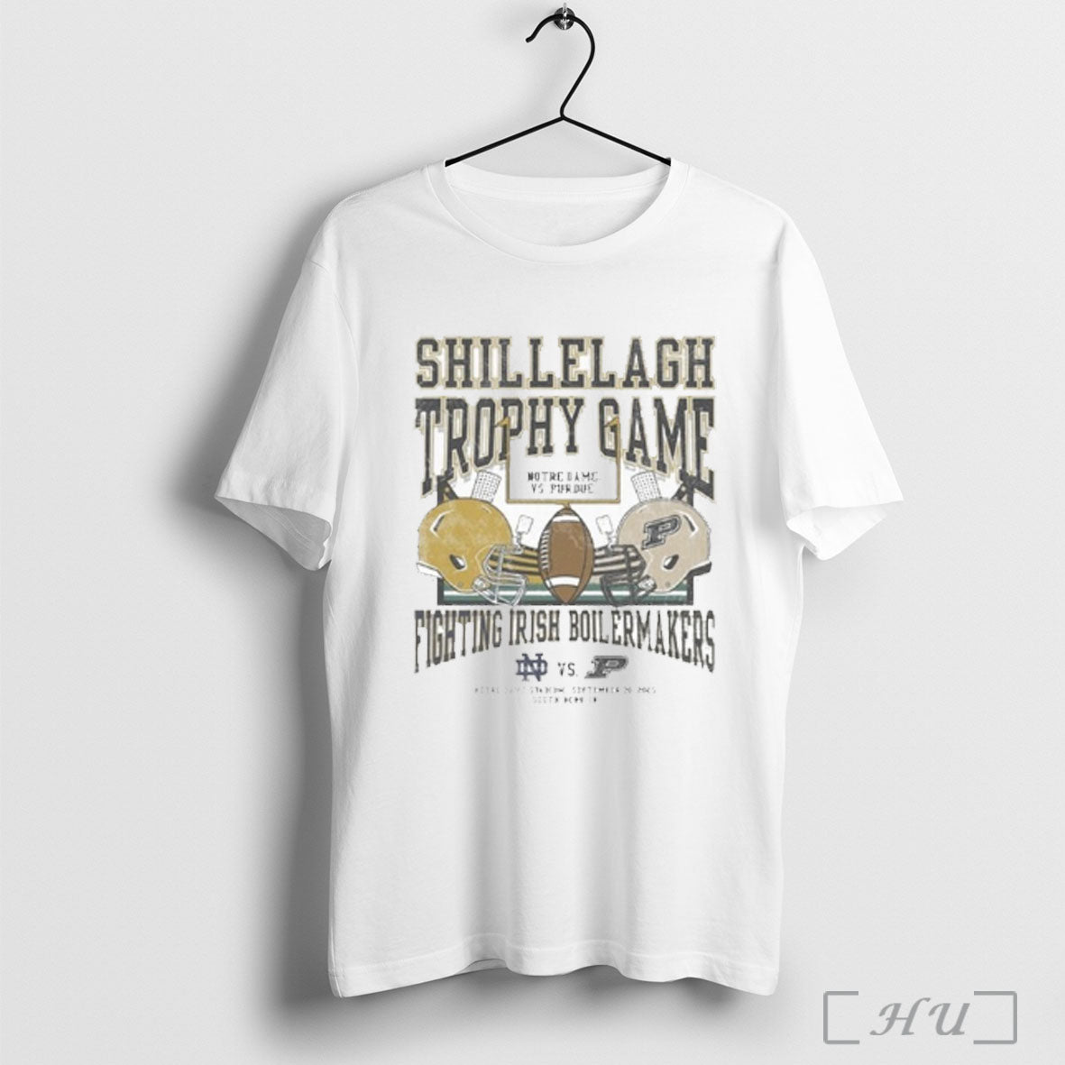 Officials Gameday Showdown 2025 Notre Dame Vs Purdue Matchup T Shirt