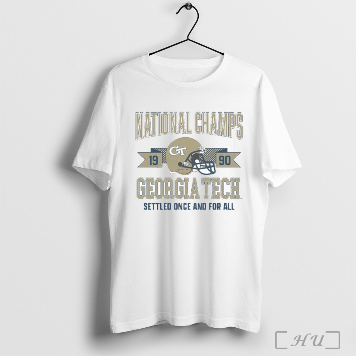 Officials Georgia Tech Football 1990 National Champs Shirt T Shirt