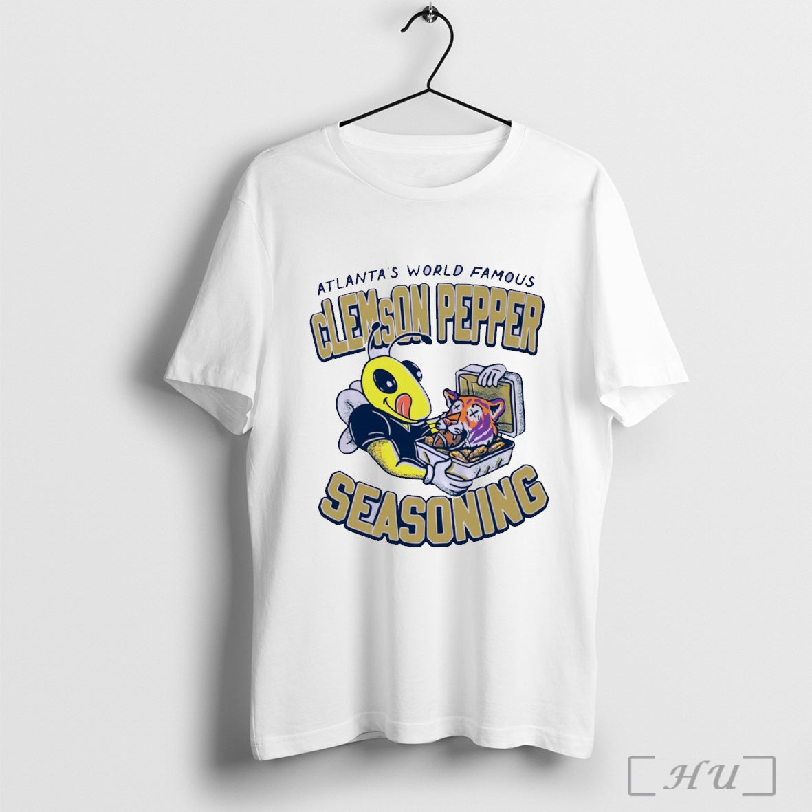 Officials Georgia Tech Yellow Jackets Atlantas World Famous Clemson Pepper Seasoning T Shirt