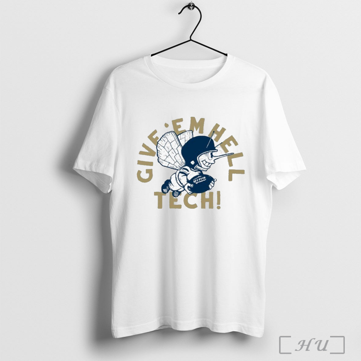 Officials Georgia Tech Yellow Jackets Give Em Hell Tech T Shirt