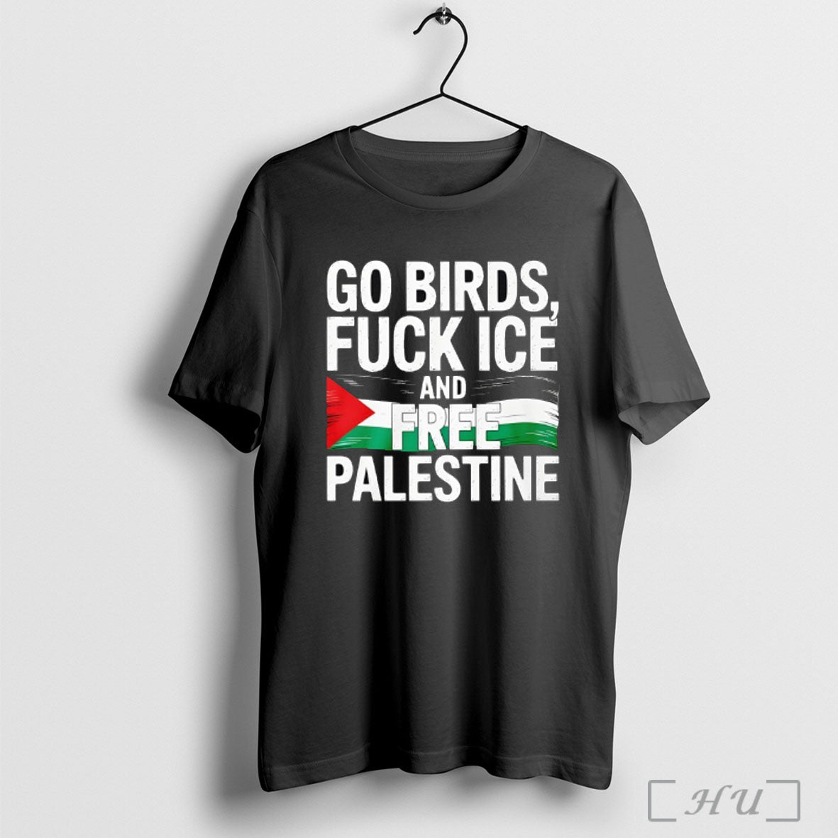 Officials Go Birds Fuck Ice And Free Palestine 2025 T Shirt