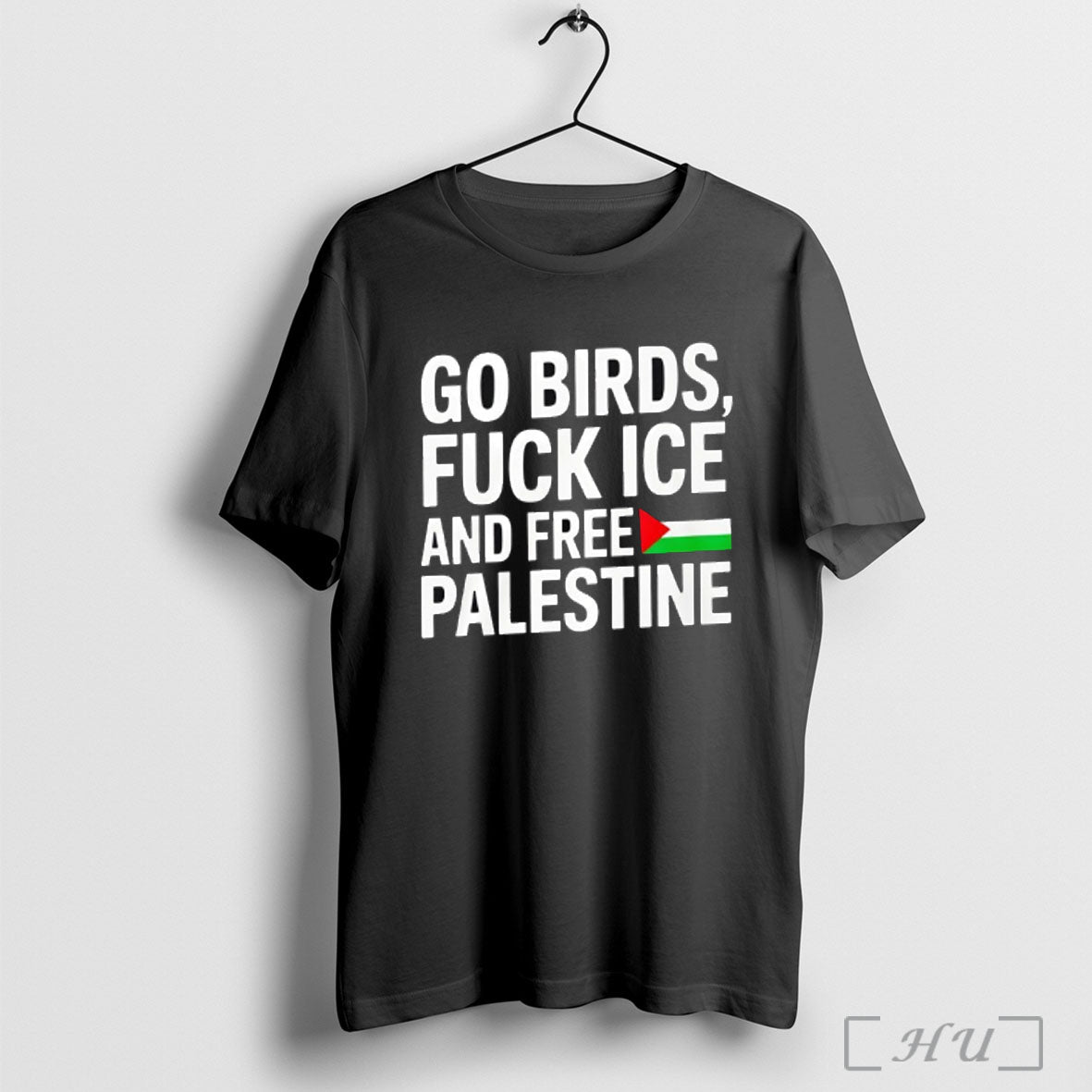 Officials Go Birds Fuck Ice And Free Palestine T Shirt