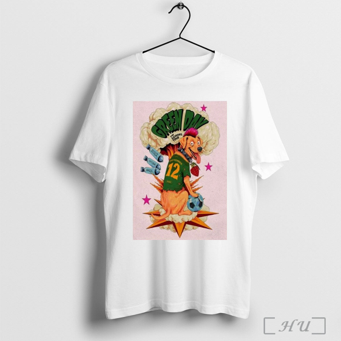 Officials Green Day Curitiba Brazil 9 12 2025 T Shirt