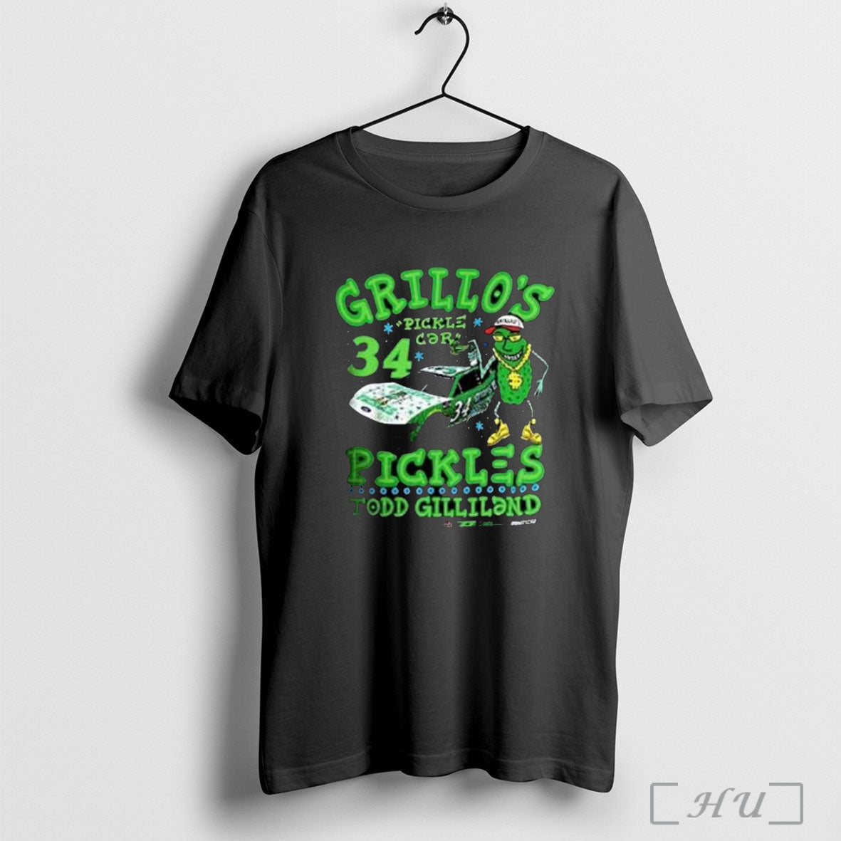 Officials Grillos Pickle Car 34 Pickles Todd Gilliland T Shirt