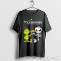 Officials Grinch And Jack Skellington Fist Bump Longhorn Steakhouse Halloween T Shirt