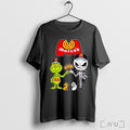 Officials Grinch And Jack Skellington Fist Bump Marcos Halloween T Shirt
