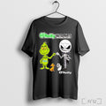 Officials Grinch And Jack Skellington Fist Bump Oreilly Halloween T Shirt