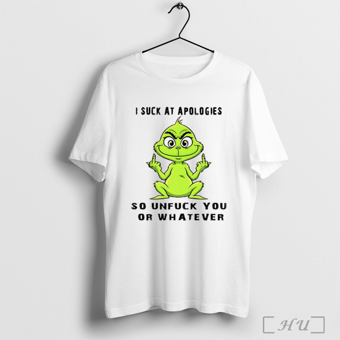 Officials Grinch Middle Finger I Suck At Apologies So Unfuck You Or Whatever
