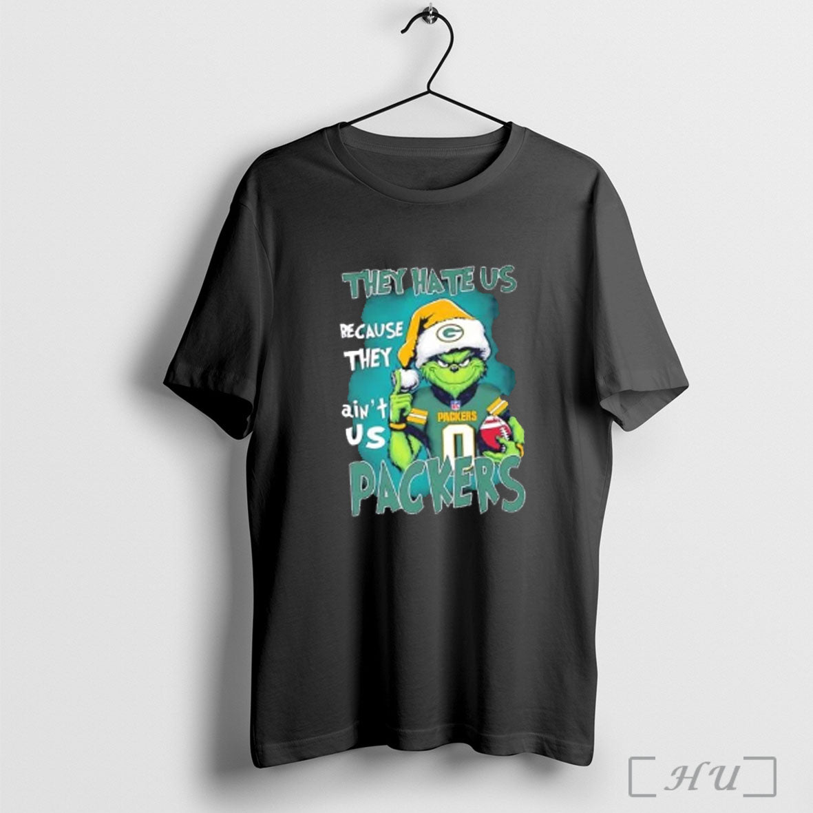 Officials Grinch They Hate Us Because They Aint Us Green Bay Packers Chirstmas
