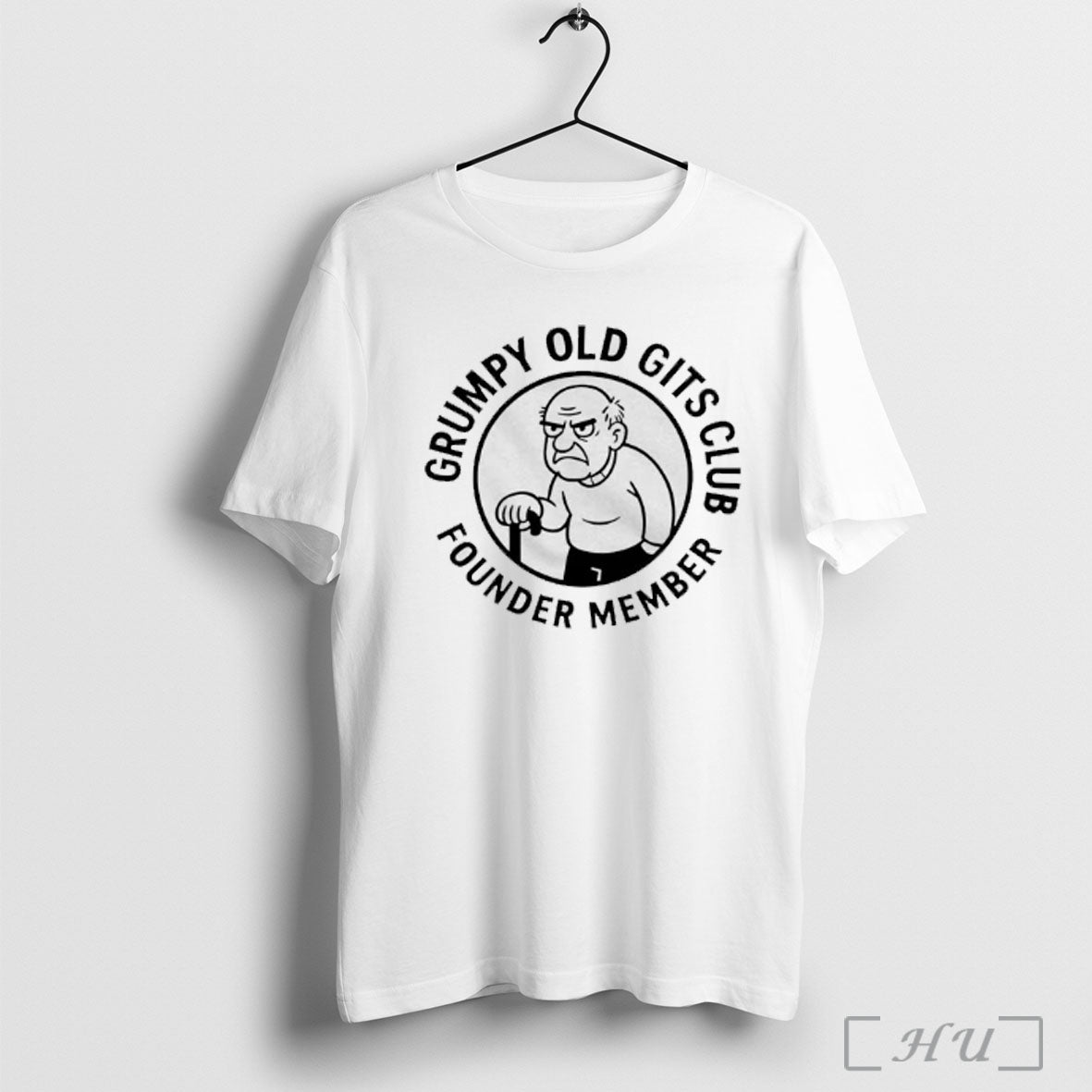 Officials Grumpy Old Gits Club Founder Member T Shirt