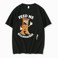 Officials Guillotine Feed Me Billionaires Political Satire Mascot Premium T Shirt
