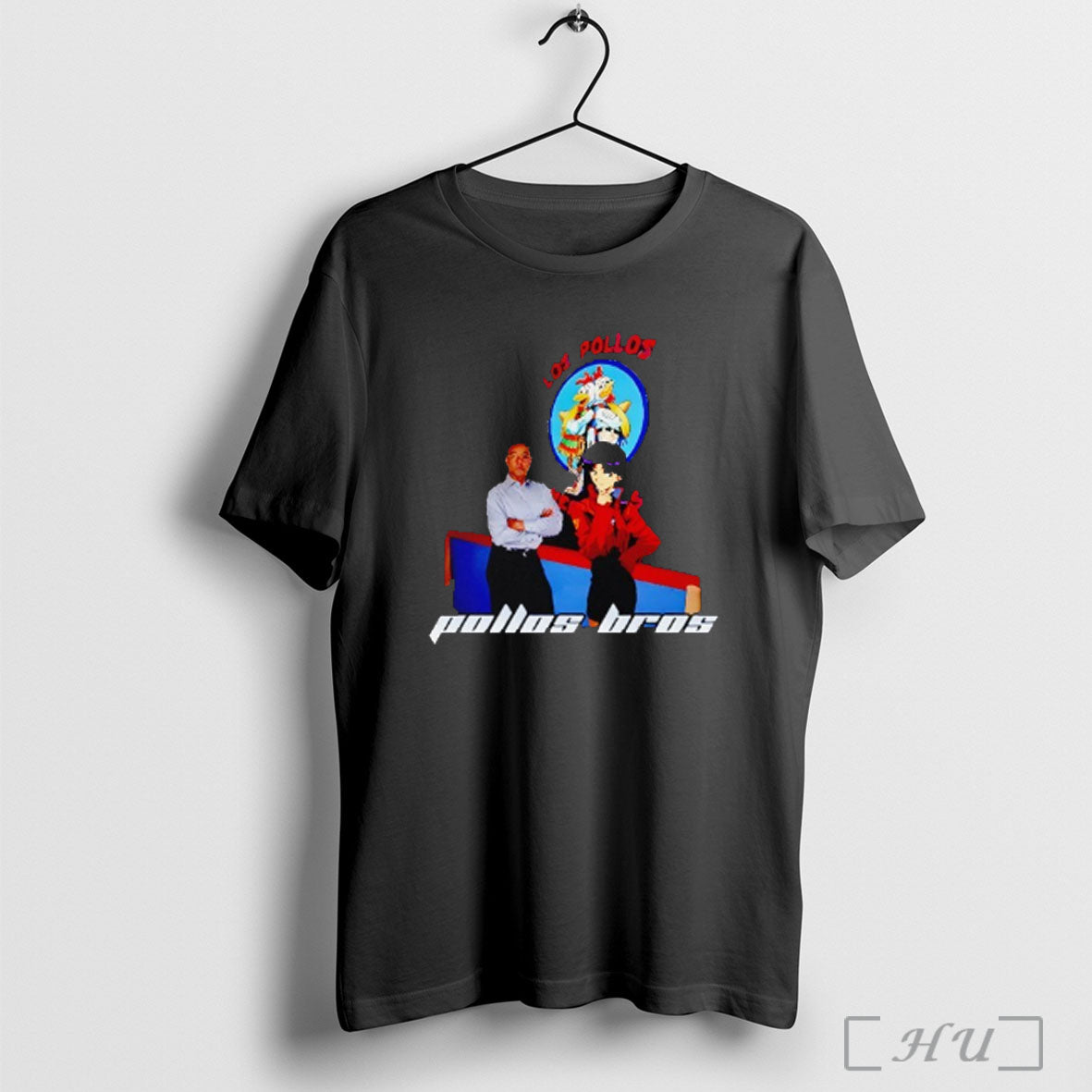 Officials Gus And Misato Los Pollos Bros Anime T Shirt